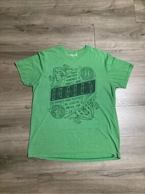 Hurley Green Short-Sleeve Graphic Tee